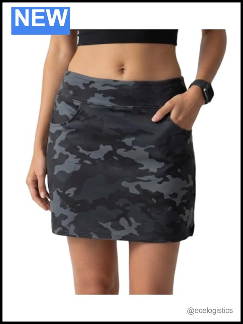 Women's Skort Activewear with Side Pockets Golf Tennis Pickleball Regular Fit